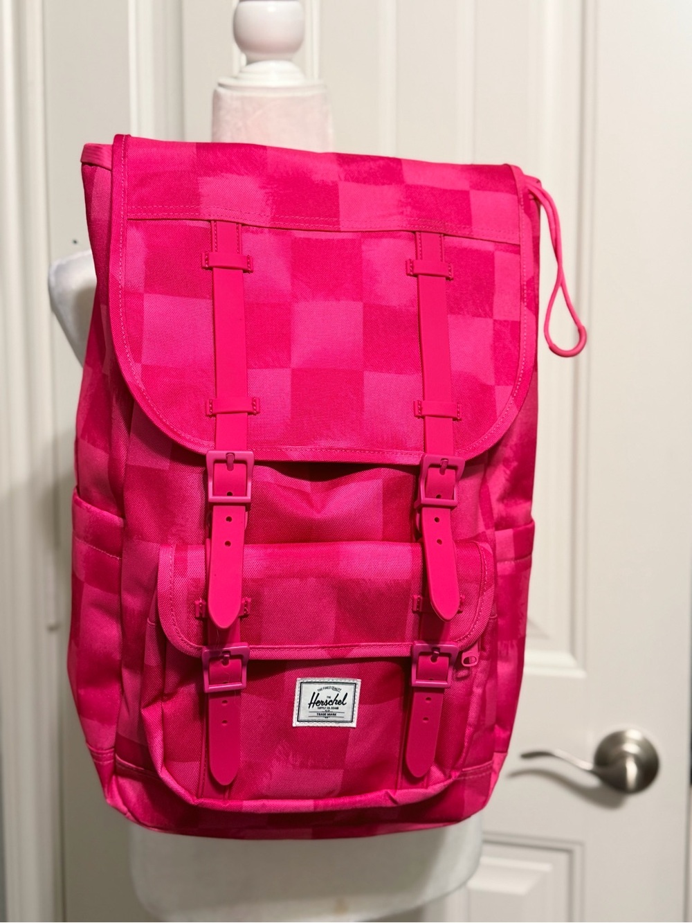 Herschel Supply Company Pink Checkered Backpack
